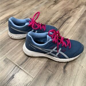 ASICS Women's Athletic Shoes in Blue and Pink